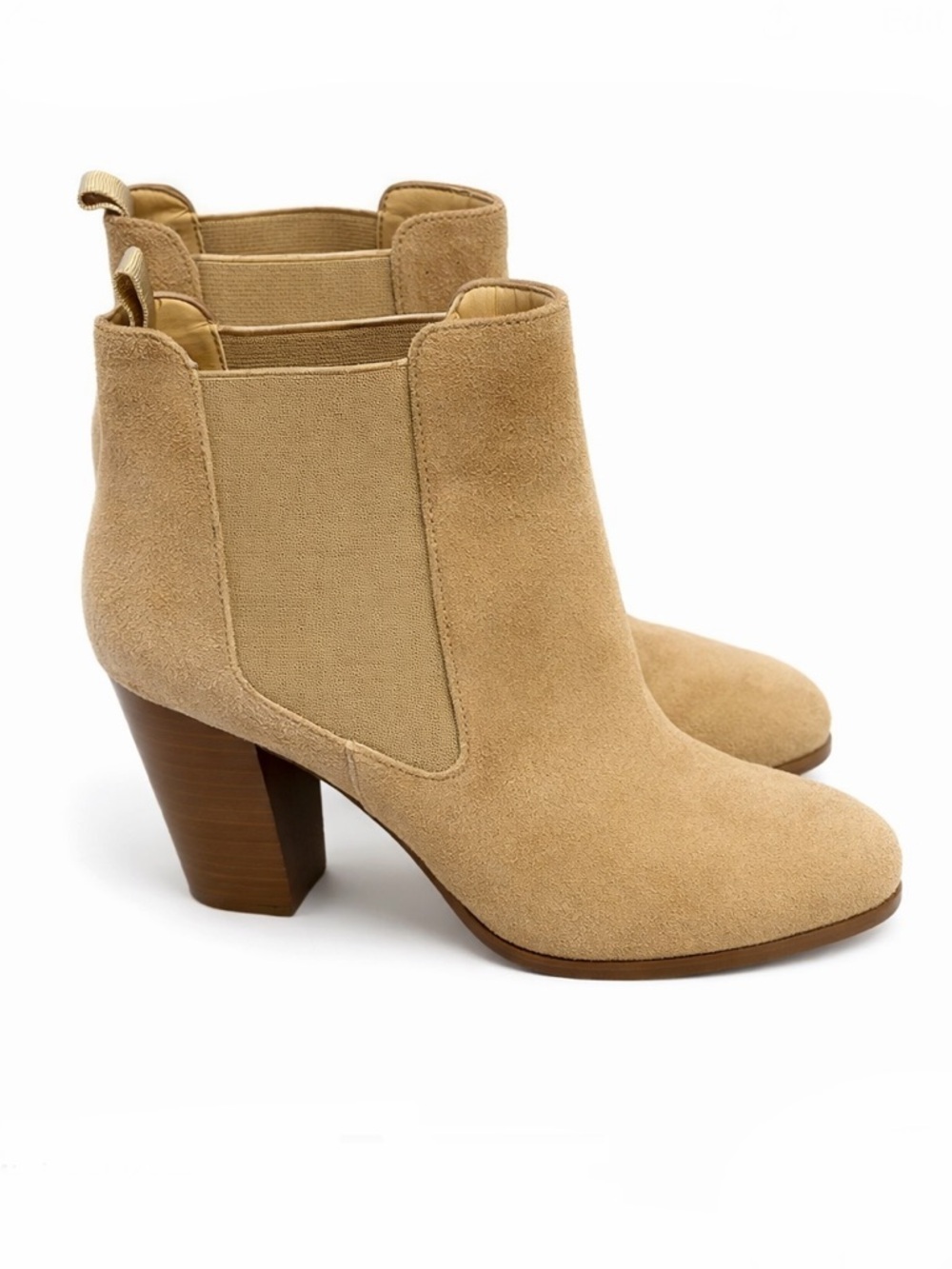 Michael Kors Tan Block Heel Boots size 7